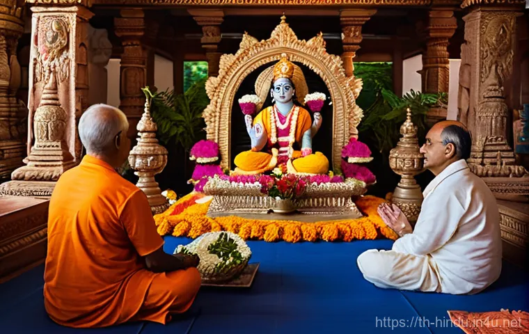 힌두교 종파 바이슈나바 - An epic and heroic depiction of Lord Rama, an avatar of Vishnu, as a noble king from the Ramakien ep...
